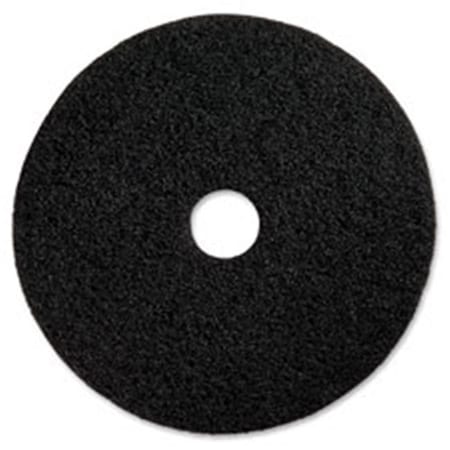 Dwellingdesigns Black Floor Stripping Pad; Black - 5 Per Carton - 13 in. DW518964